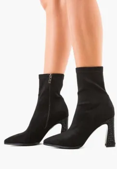 Botine dama Frebu Negre 3 imagine