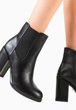 Botine dama Frost Negre imagine