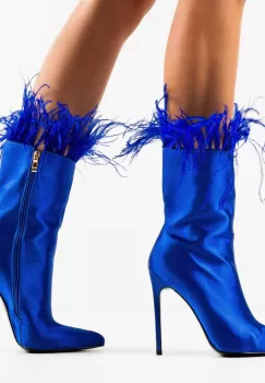 Botine dama Fuery Albastre imagine