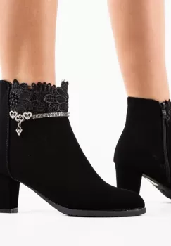 Botine dama Gail Negre imagine