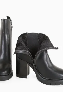 Botine dama Gideon Negre 2 imagine