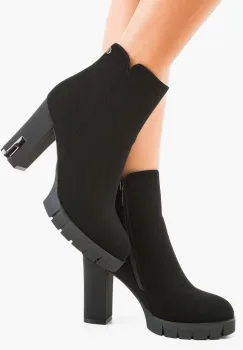 Botine dama Glyndy Negre imagine