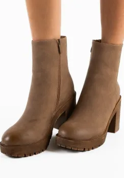 Botine dama Guevara Khaki imagine