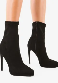 Botine dama Hamy Negre imagine