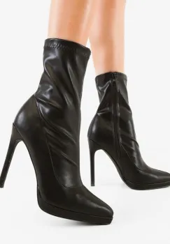 Botine dama Hamy Negre 2 imagine