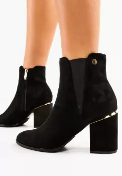 Botine dama Harbour Negri imagine