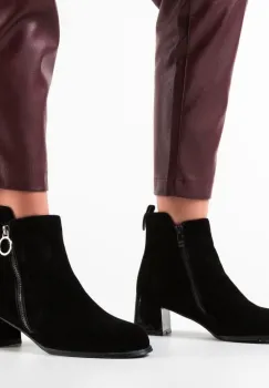 Botine dama Henrietta Negre imagine