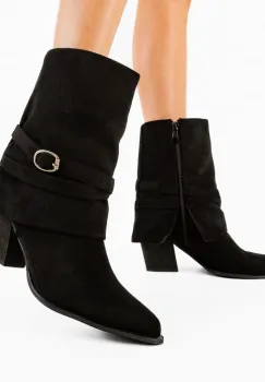 Botine dama Heyman Negre imagine