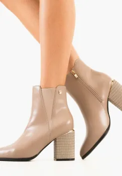 Botine dama Inimay Khaki imagine