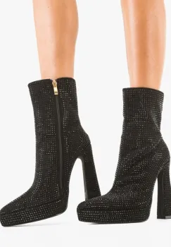 Botine dama Iram Negre imagine