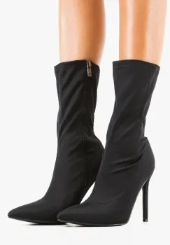 Botine dama Jacza Negre 2 imagine
