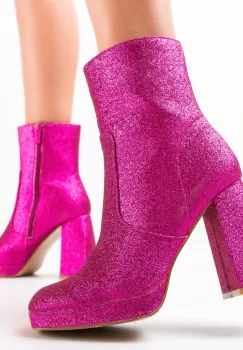 Botine dama Jazzo Fuchsia imagine