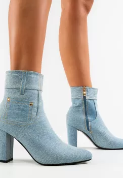 Botine dama Jean Albastre 2 imagine