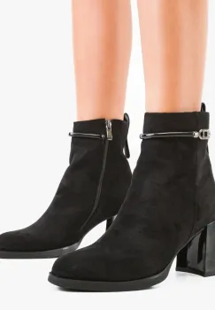 Botine dama Juliet Negre imagine