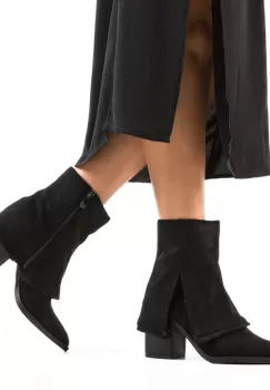 Botine dama Keith Negre imagine