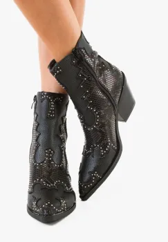 Botine dama Ketek Negre imagine