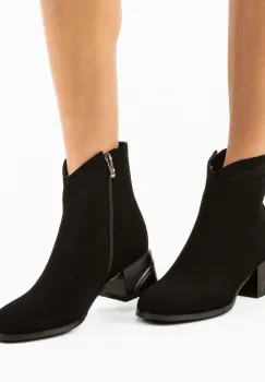 Botine dama Kusat Negre imagine