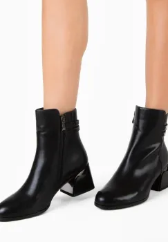 Botine dama Leleka Negre imagine