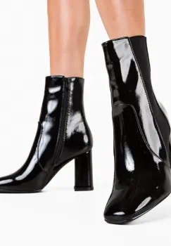 Botine dama Linds Negre imagine