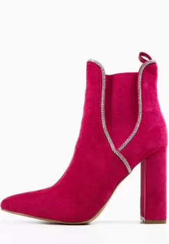 Botine dama Mckay Fuchsia imagine