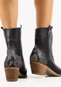 Botine dama Mixdor Negre imagine