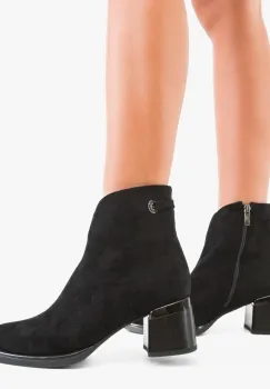 Botine dama Morris Negre imagine