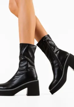 Botine dama Naom Negre imagine