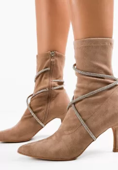 Botine dama Naomi Bej imagine