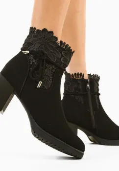 Botine dama Nelnel Negre imagine