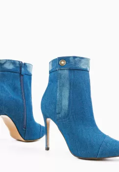 Botine dama Nithya Albastre imagine