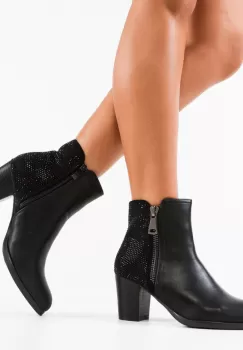 Botine dama Ortega Negre imagine