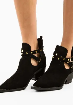 Botine dama Qamar Negre imagine