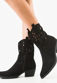 Botine dama Ramane Negre imagine