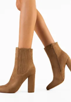 Botine dama Reenbe Bej 2 imagine