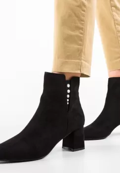 Botine dama Rezaq Negre imagine