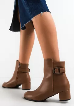 Botine dama Rugaj Camel imagine