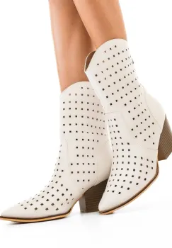 Botine dama Ruoxy Albe imagine