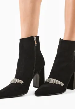 Botine dama Schoorel Negre 2 imagine