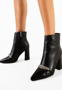 Botine dama Schoorel Negre imagine