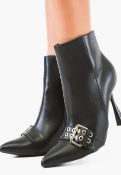 Botine dama Shae Negre imagine