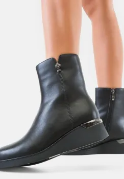 Botine dama Simina Negre 2 imagine