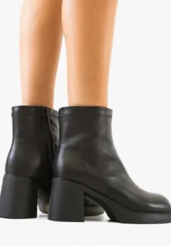 Botine dama Tafta Negre imagine