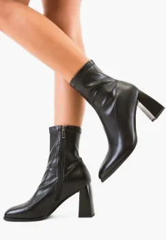 Botine dama Teron Negre imagine