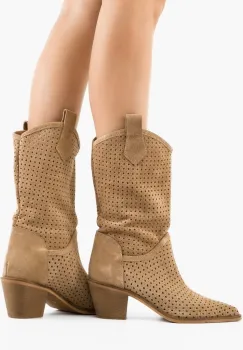 Botine dama Tersa Bej 3 imagine