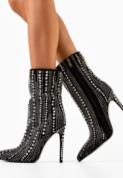 Botine dama Tintime Negre imagine