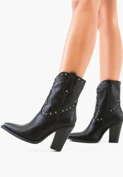 Botine dama Tommy Negre imagine