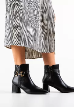 Botine dama Trame Negre imagine