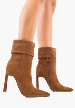 Botine dama Tyta Camel imagine
