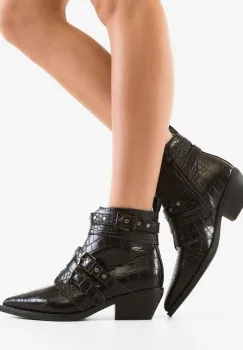 Botine dama Uzoma Negre imagine