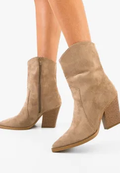 Botine dama Vela Khaki imagine